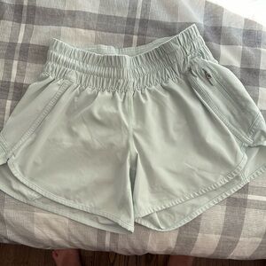 Mint green lululemon shorts 2.5inch